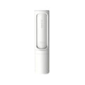 Pet hair remover roller in white — reusable, self-cleaning