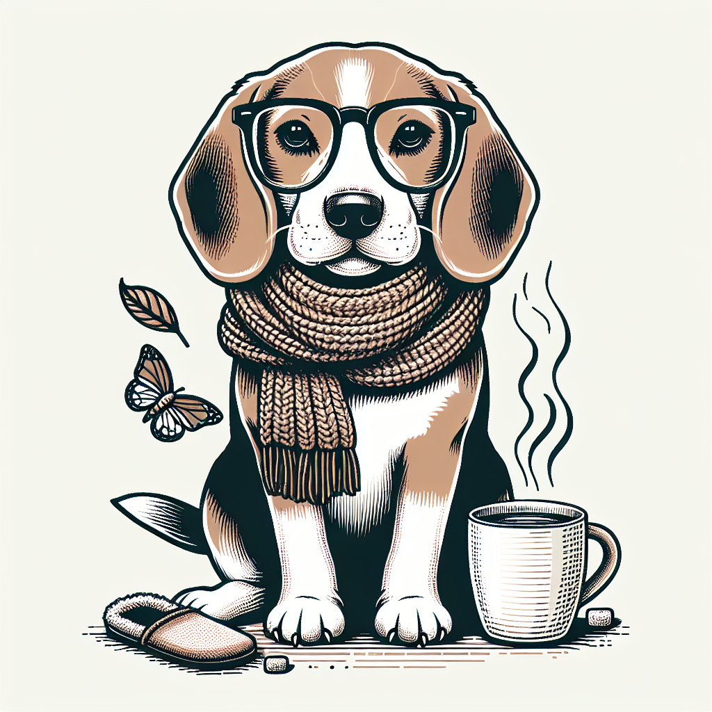 Beagle dog mom design