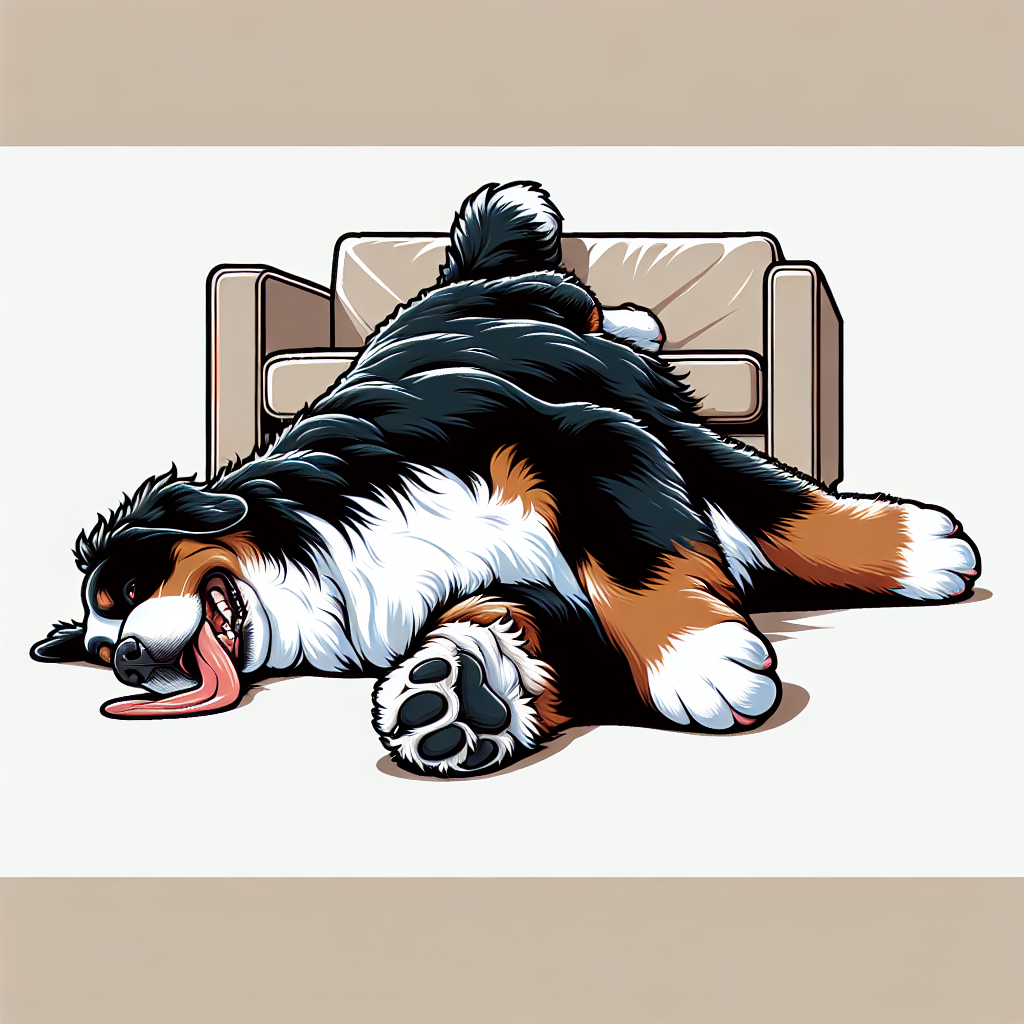 Bernese Mountain Dog funny traits design