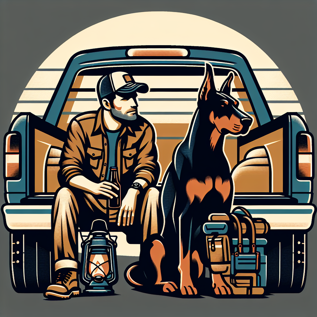 Doberman dog dad design