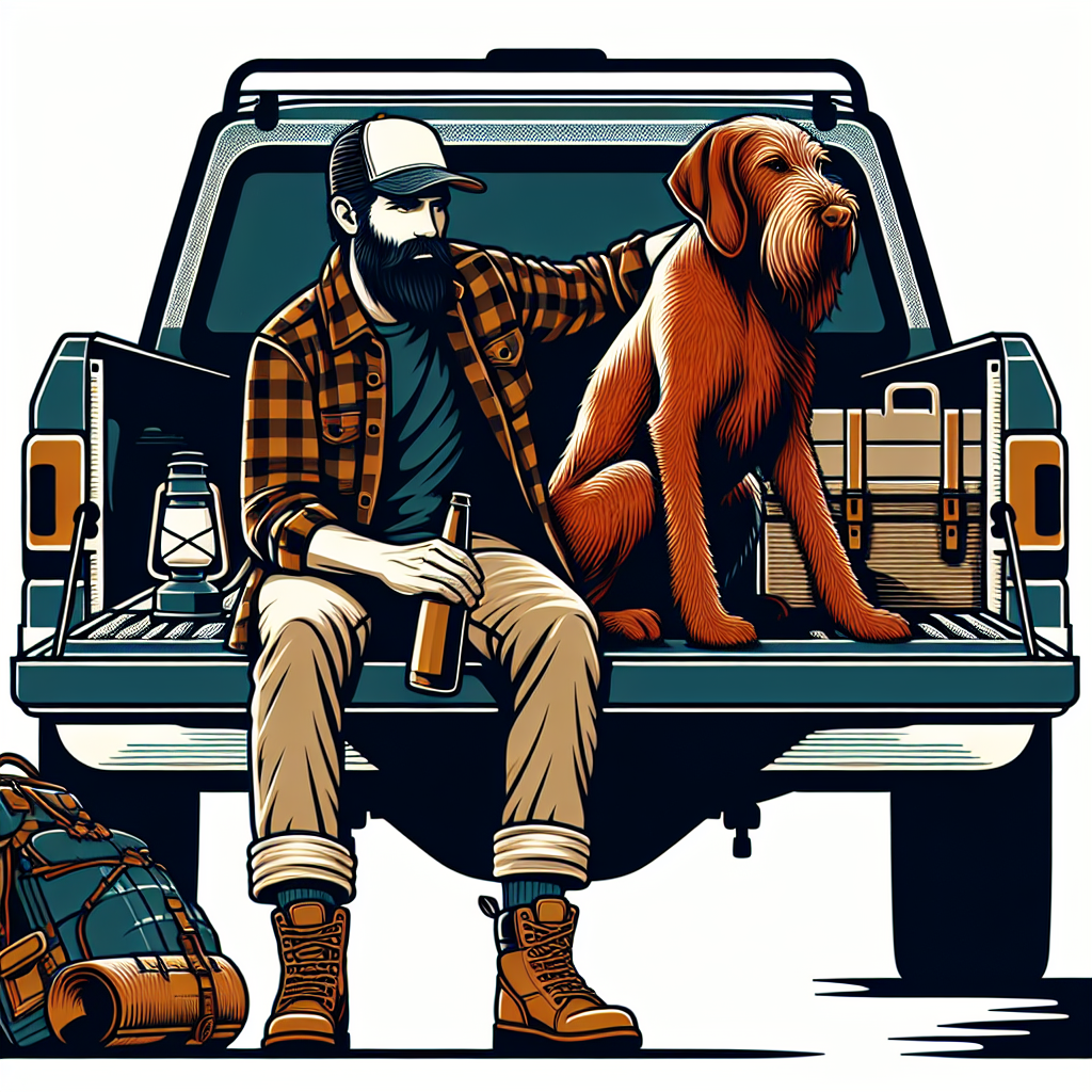 Wirehaired Vizsla Hoodie | Dog Dad Gift | Wirehaired Vizsla Dad Shirt | Truck Tailgate Dog Tee