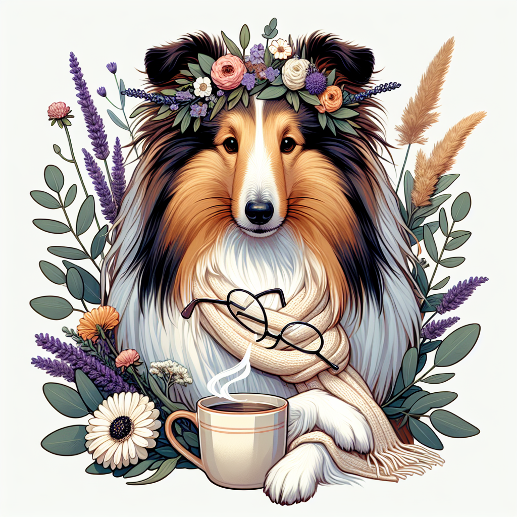 Shetland Sheepdog Hoodie | Sheltie Dog Mom Gift | Cottagecore Sheltie Sweatshirt | Sheltie Lover