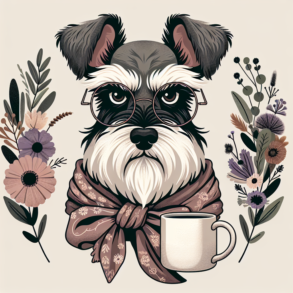 Miniature Schnauzer Mug | Dog Mom Gift | Schnauzer Mom Coffee Cup | Cute Schnauzer Gift