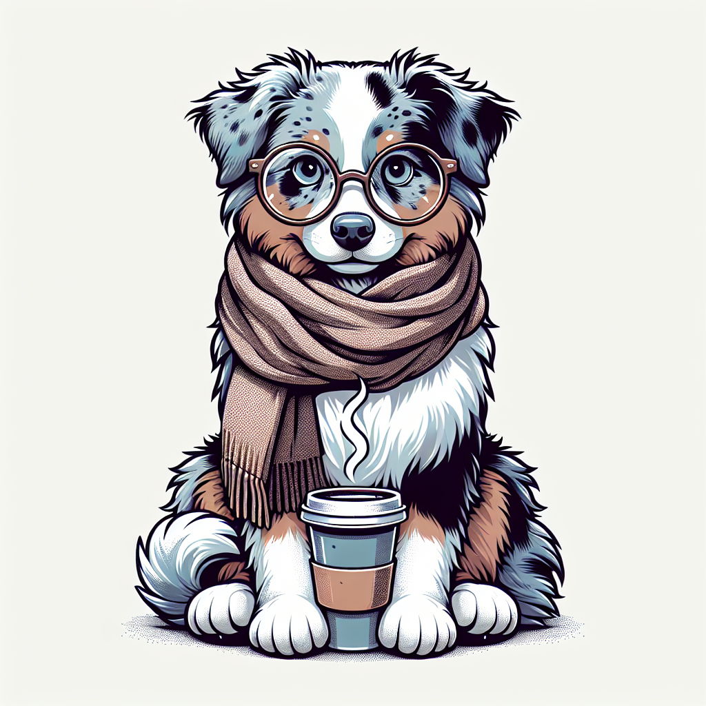 Australian Shepherd dog mom design