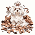Funny Maltese Tote Bag | Maltese Mom Gift | Maltese Dog Lover | Cute Maltese Bag | Dog Mom Tote