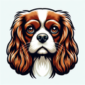 Cavalier King Charles Spaniel Hoodie | Cavalier Mom Gift | CKCS Portrait Sweatshirt | Cavalier Dog Lover