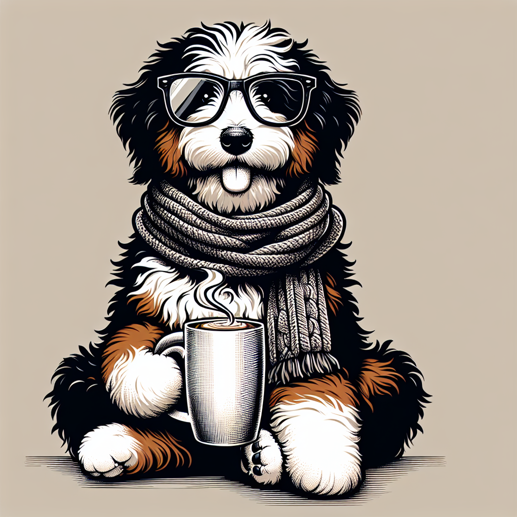 Bernedoodle Hoodie | Funny Bernedoodle Gift | Dog Mom Sweatshirt | Bernedoodle Owner