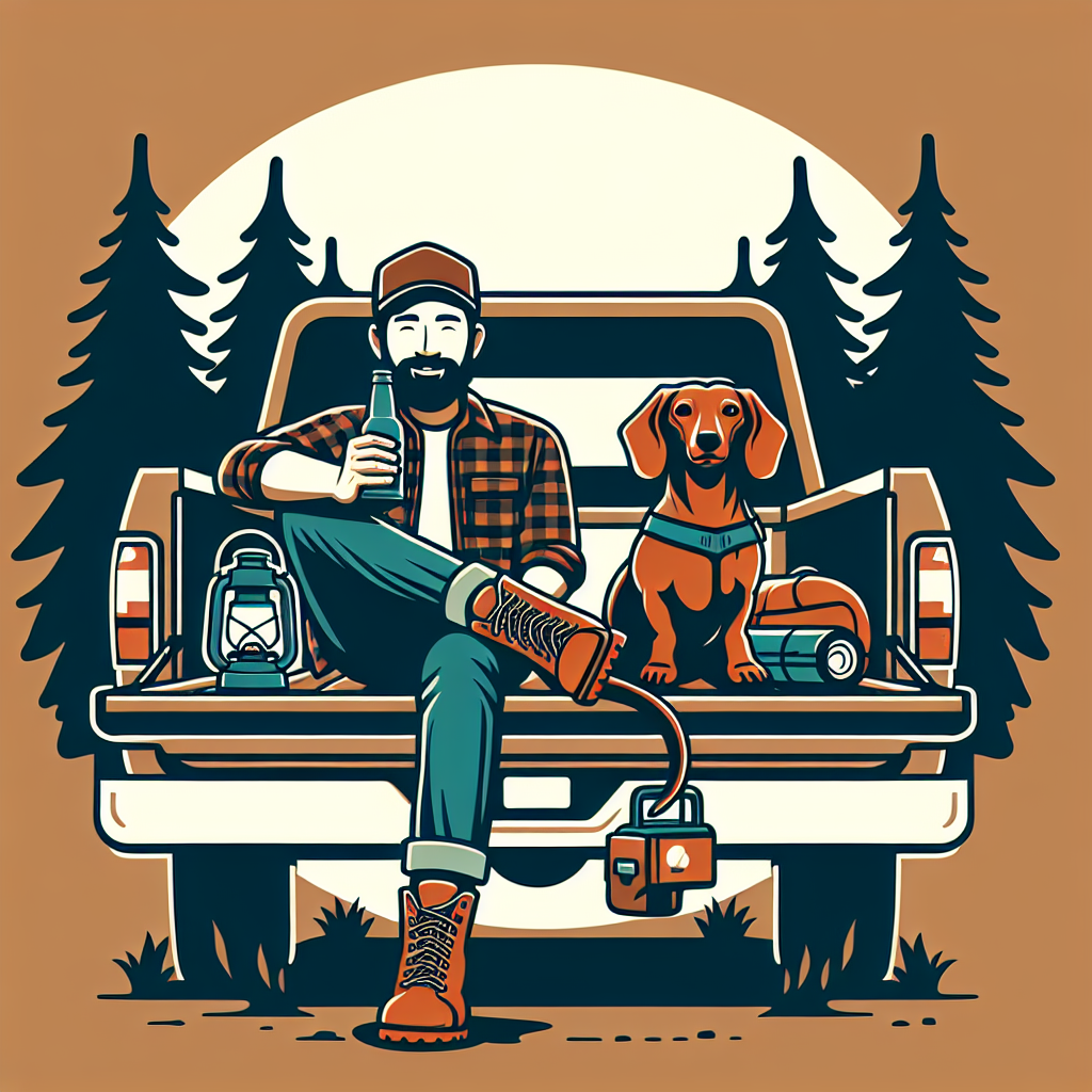 Dachshund dog dad design
