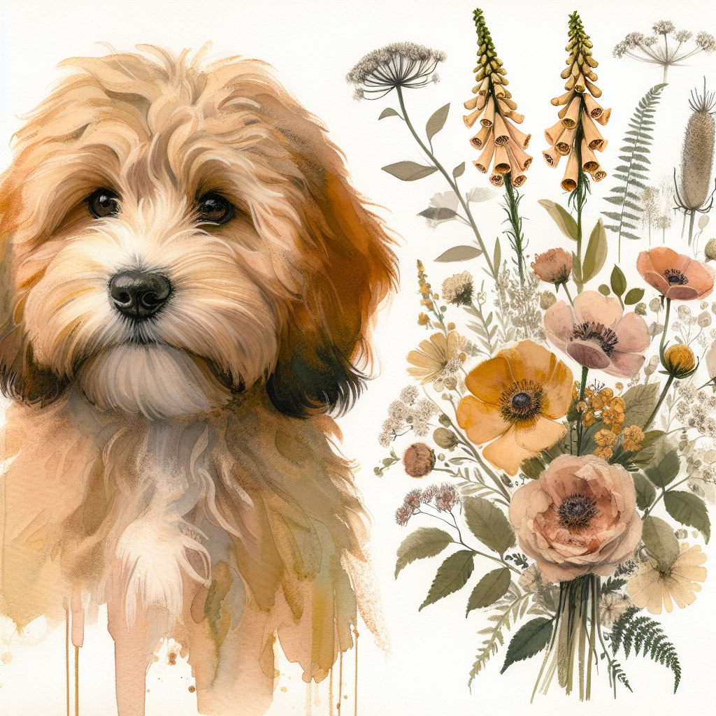 Cavapoo Shirt Cottagecore | Cavapoo Mom Gift | Wildflower Dog Tee | Cavapoo Lover Botanical