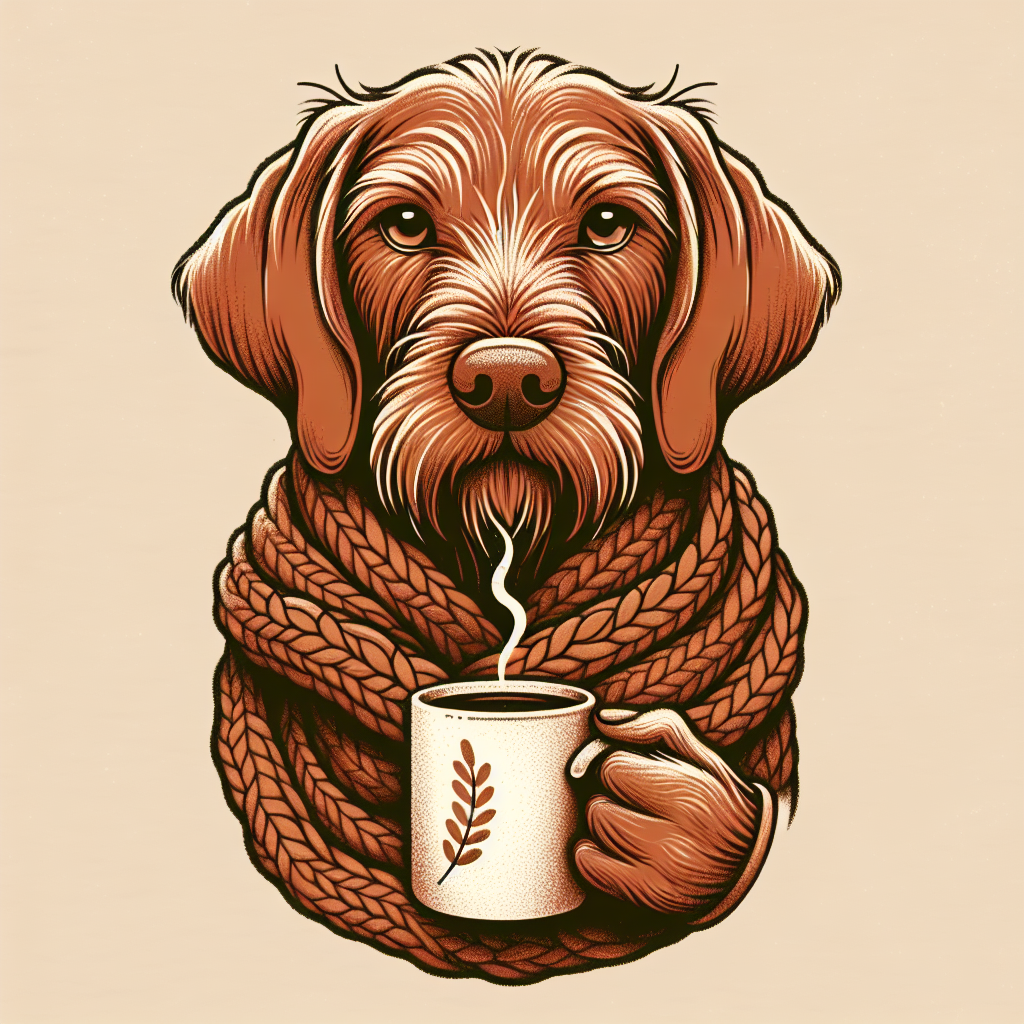 Wirehaired Vizsla dog mom design