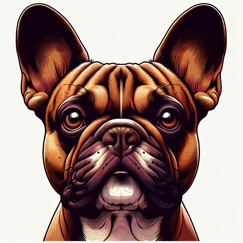 French Bulldog portrait design