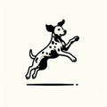 Dalmatian Tote Bag | Minimalist Dog Silhouette | Dalmatian Lover Gift | Dog Mom Tote | Spotted Dog Canvas Bag