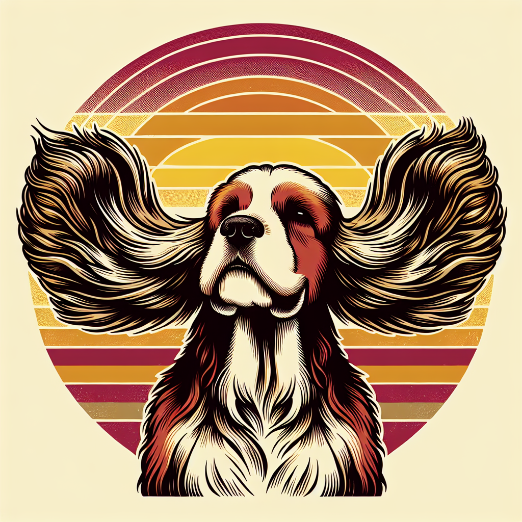 Cocker Spaniel Shirt Retro Vintage | Flying Ears Dog Tee | Cocker Spaniel Gift | 70s Dog Lover Shirt