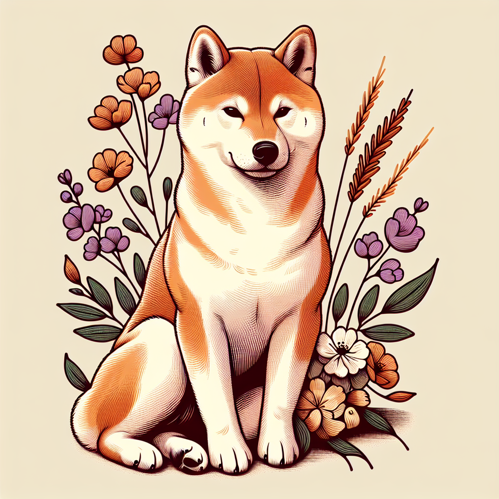 Shiba Inu seasonal design