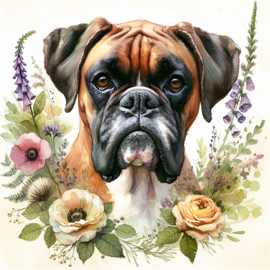 Boxer cottagecore design