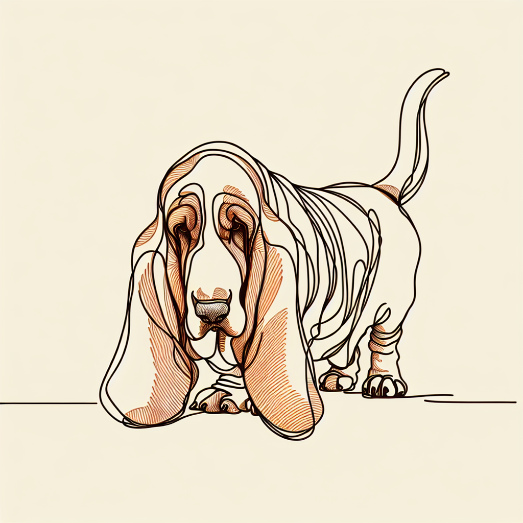 Basset Hound Mug | Minimalist Line Art Dog Coffee Cup | Basset Hound Gift | Dog Mom Mug | Funny Dog Lover Gift