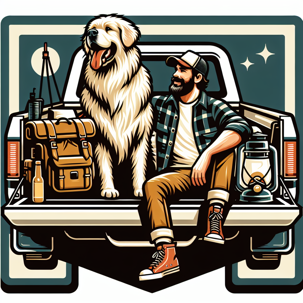 Golden Retriever Tote Bag | Dog Dad Gift | Funny Golden Retriever Lover | Truck Dog Tote | Adventure Dog Bag