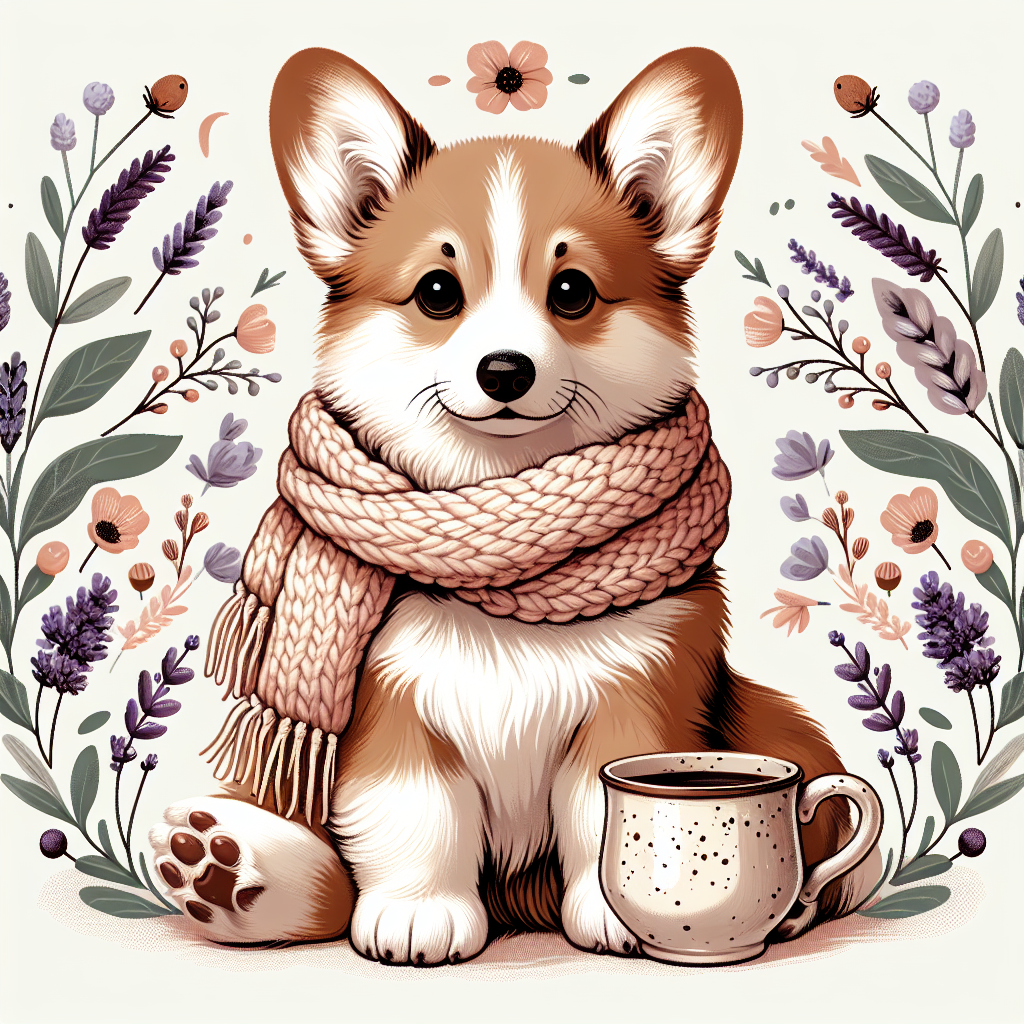 Corgi Hoodie | Cottagecore Corgi Dog Mom Sweatshirt | Cute Corgi Gift | Corgi Lover Floral Hoodie