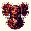Irish Setter Tote Bag | Zoomies Dog Portrait | Irish Setter Gift | Dog Mom Tote | Funny Dog Bag