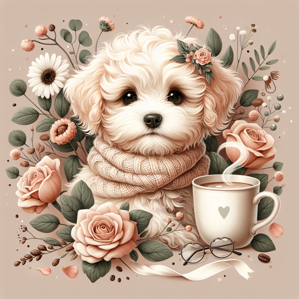 Maltipoo Dog Mom Shirt | Cottagecore Maltipoo Tee | Cute Maltipoo Gift | Dog Mom Botanical Tshirt