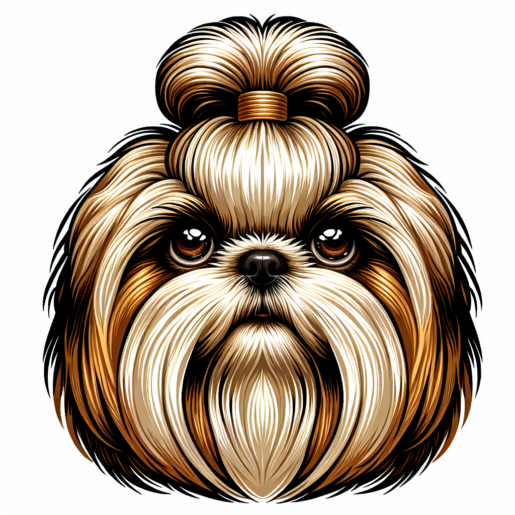 Shih Tzu Shirt | Funny Shih Tzu Gift | Dog Mom Tee | Shih Tzu Lover | Cute Dog Portrait Shirt