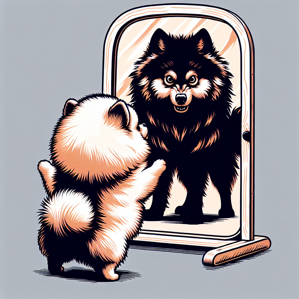 Pomeranian funny traits design