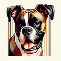 Boxer Dog Hoodie | Funny Boxer Portrait Sweatshirt | Boxer Mom Gift | Dog Lover Hoodie | Cute Boxer Face Design