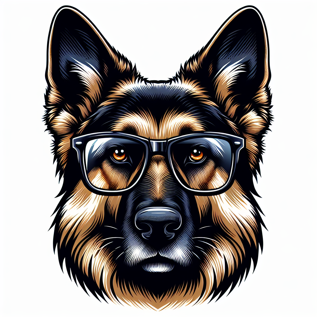 German Shepherd Hoodie | Nerdy Dog Sweatshirt | German Shepherd Gift | Smart Dog Lover Pullover | GSD Owner Present