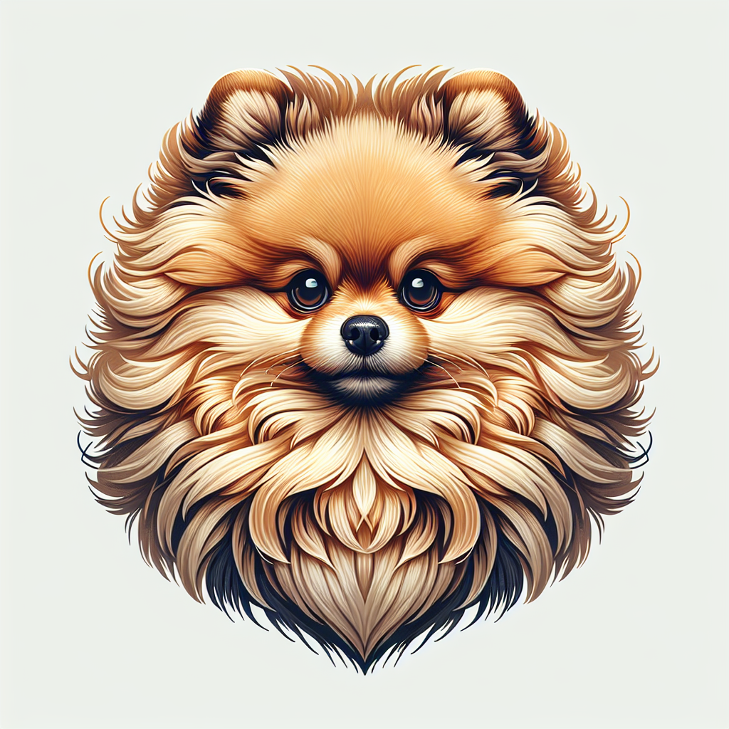 Pomeranian Tote Bag | Fluffy Pom Portrait | Pomeranian Mom Gift | Cute Dog Tote | Pom Owner
