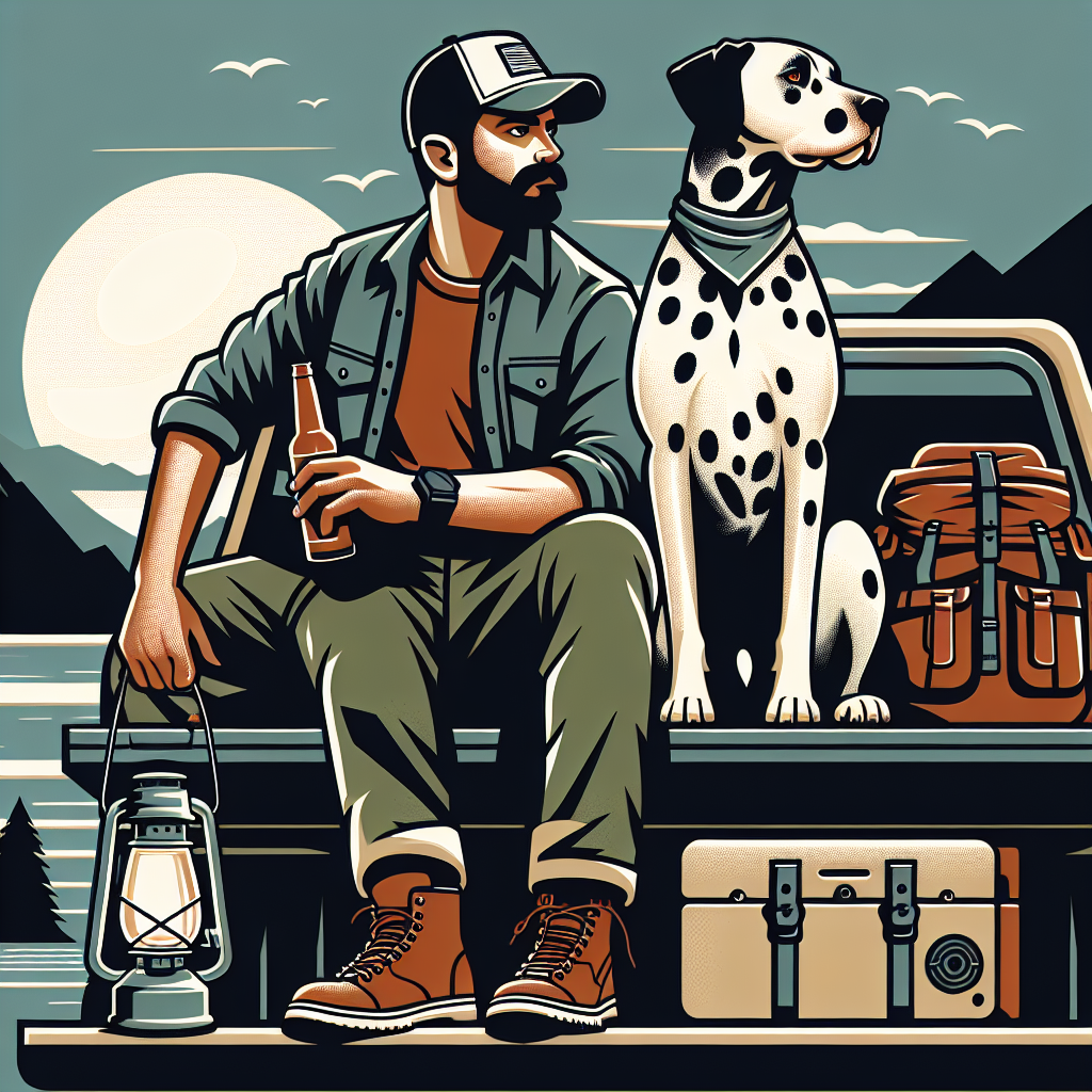 Dalmatian dog dad design