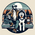 Husky Dad Shirt | Siberian Husky Tee | Dog Dad Gift | Husky Owner Shirt | Adventure Dog Tee