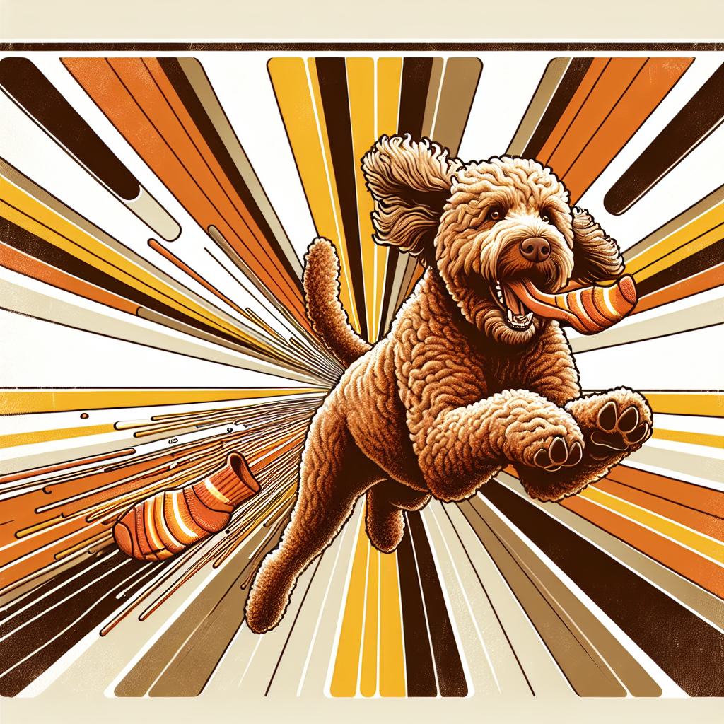 Labradoodle retro vintage design