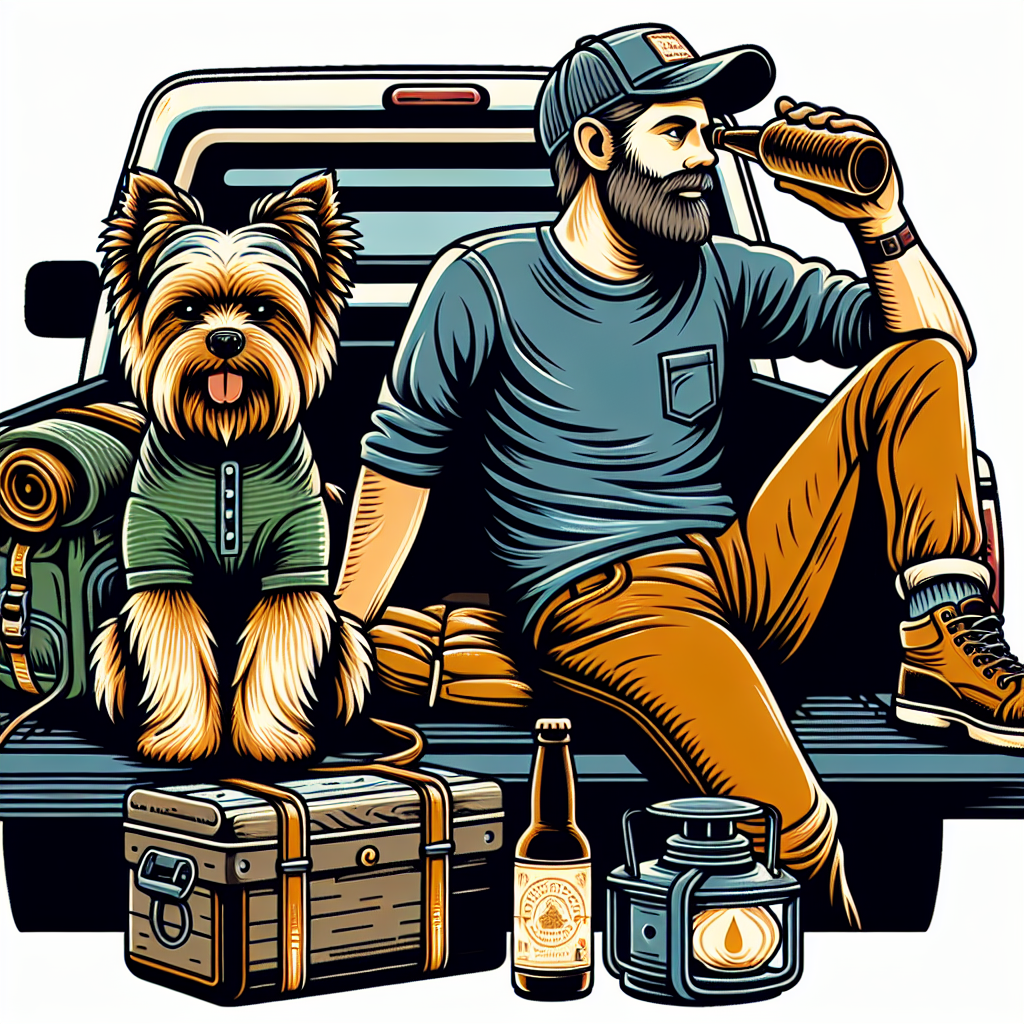 Yorkshire Terrier Shirt | Funny Yorkie Dog Dad Tee | Tailgate Camping Yorkie Gift | Yorkie Owner