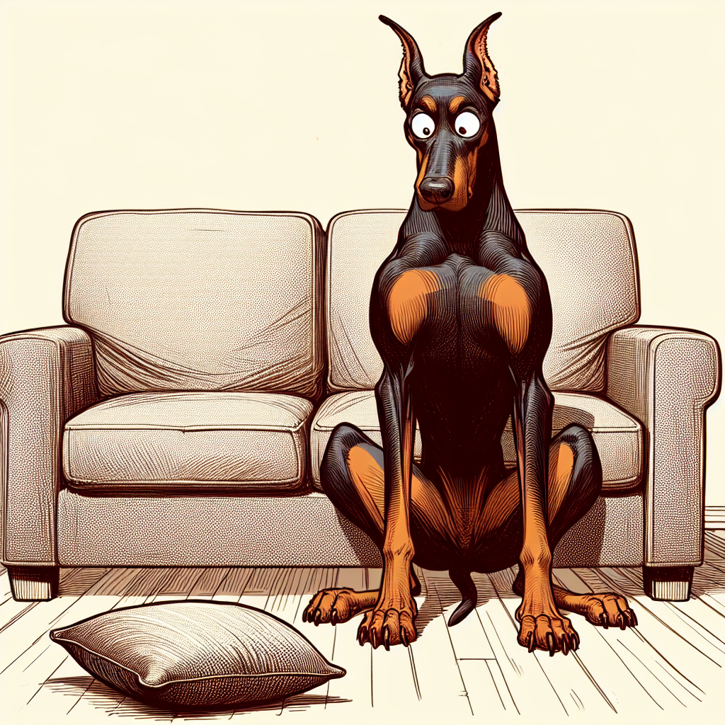 Funny Doberman Tote Bag | Doberman Owner Gift | Doberman Mom Bag | Dramatic Dog Tote | Doberman Lover