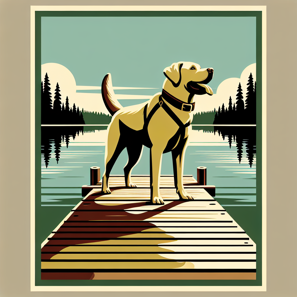 Labrador Retriever adventure design