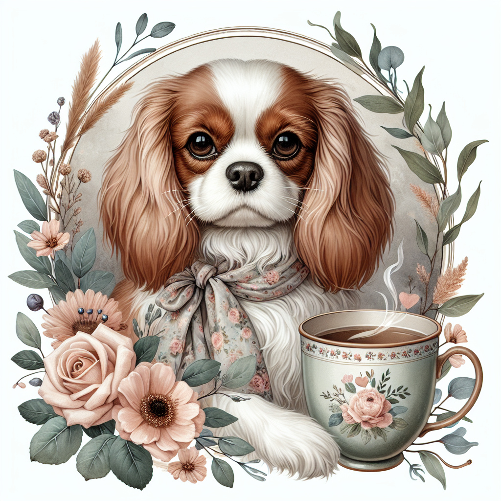 Cavalier King Charles Spaniel Shirt | Dog Mom Gift | Cottagecore Cavalier Tee | CKCS Lover Gift