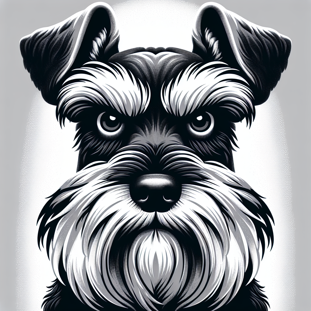Miniature Schnauzer Tote Bag | Funny Schnauzer Gift | Dog Mom Tote | Schnauzer Owner Gift