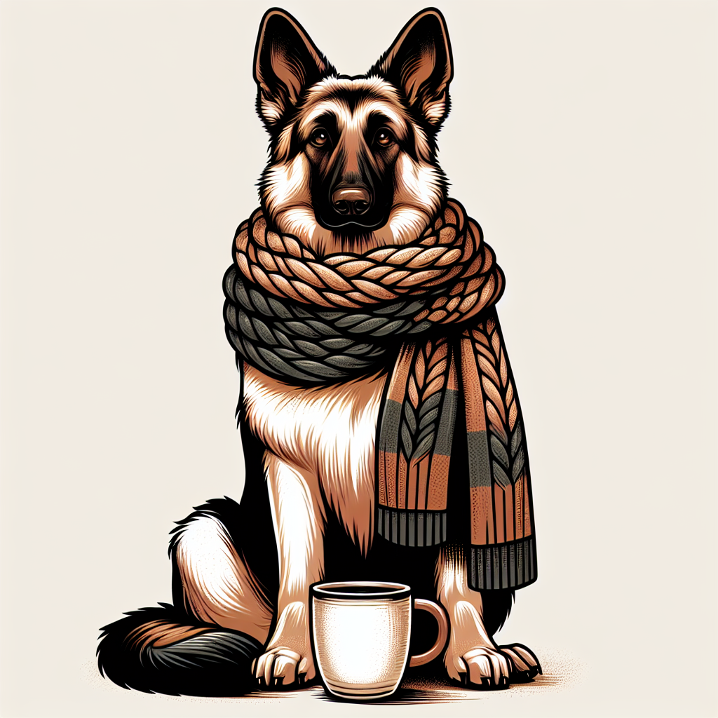 German Shepherd dog mom design