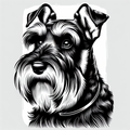 Seasonal Miniature Schnauzer Hoodie | Dog Lover Gift | Miniature Schnauzer Owner | Pet Parent Gift