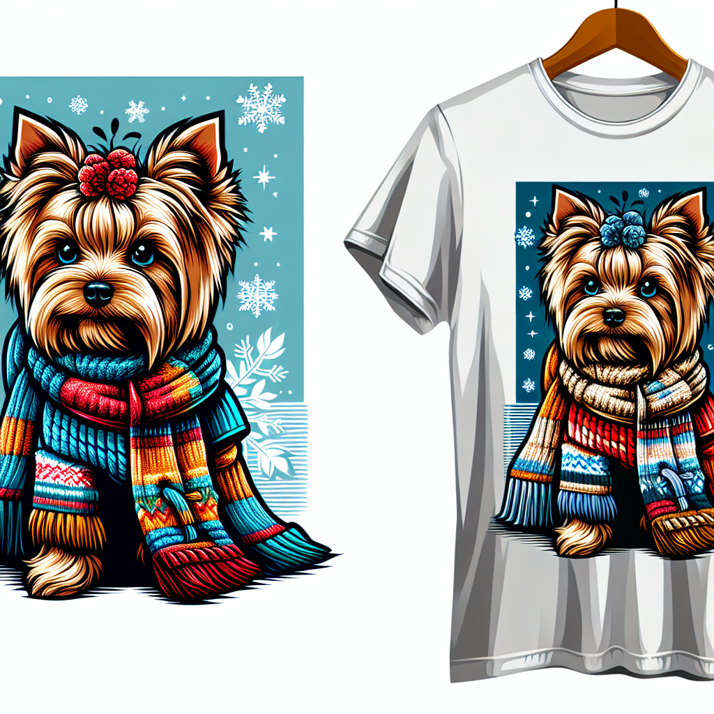Seasonal Yorkshire Terrier Tote Bag | Dog Lover Gift | Yorkshire Terrier Owner | Pet Parent Gift