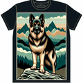 German Shepherd Mug | Adventure Dog Coffee Mug | GSD Mountain Hiking Gift | German Shepherd Owner Gift | Dog Dad Mug