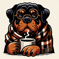 Rottweiler Tote Bag | Funny Rottweiler Gift | Dog Mom Tote | Rottweiler Lover Gift | Cute Rottweiler