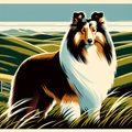 Shetland Sheepdog Hoodie | Sheltie Adventure Hiking Sweatshirt | National Park Poster Style | Sheltie Mom Gift