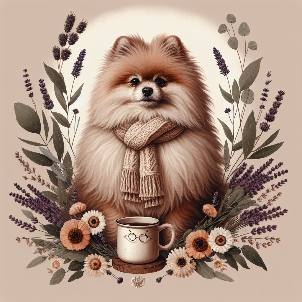 Pomeranian Hoodie | Cottagecore Dog Mom Sweatshirt | Funny Pomeranian Gift | Fluffy Dog Mom Hoodie