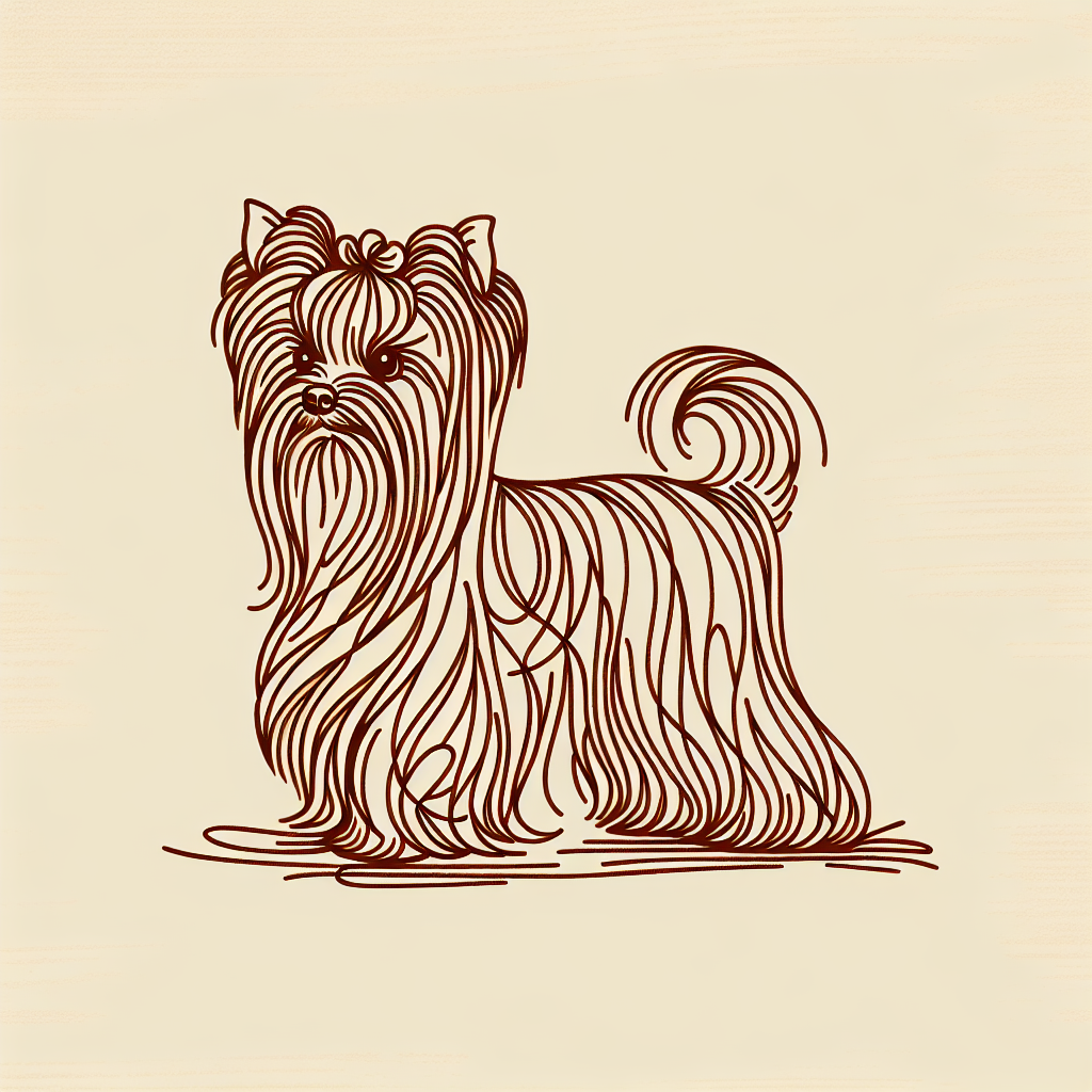 Yorkshire Terrier Tote Bag | Minimalist Yorkie Line Art | Yorkie Mom Gift | Cute Yorkie Bag | Dog Lover Tote