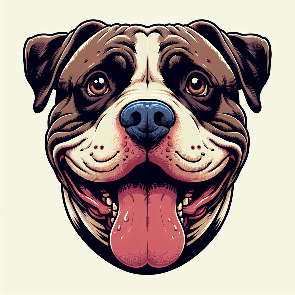 Pit Bull portrait design
