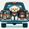 Maltipoo Dog Dad Tote Bag | Maltipoo Gift | Dog Dad Tote | Funny Maltipoo Bag | Dog Lover Tote