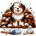 Funny Bernedoodle Shirt | Bernedoodle Mom Gift | Doodle Dog Tee | Bernedoodle Owner Gift