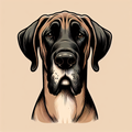 Great Dane Tote Bag | Great Dane Mom Gift | Giant Dog Breed Bag | Great Dane Owner | Dog Portrait Tote