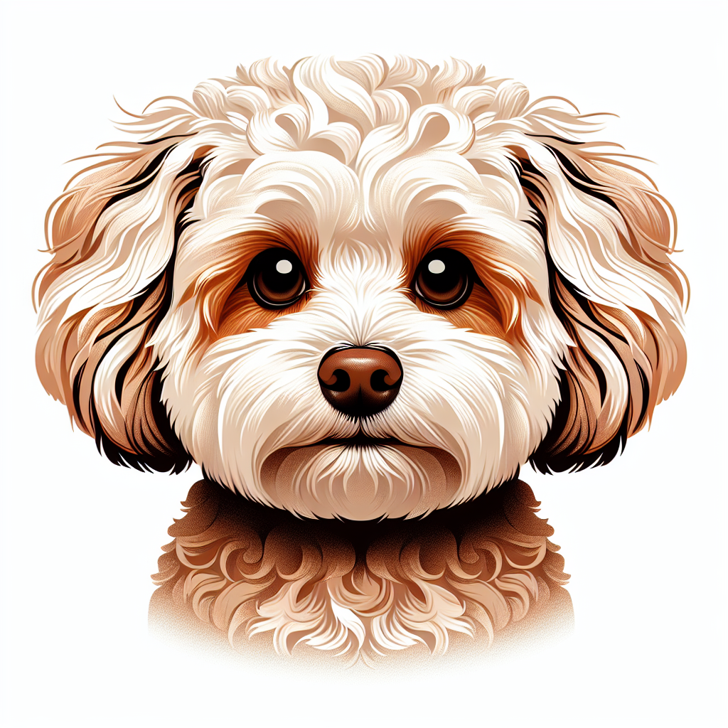 Maltipoo portrait design